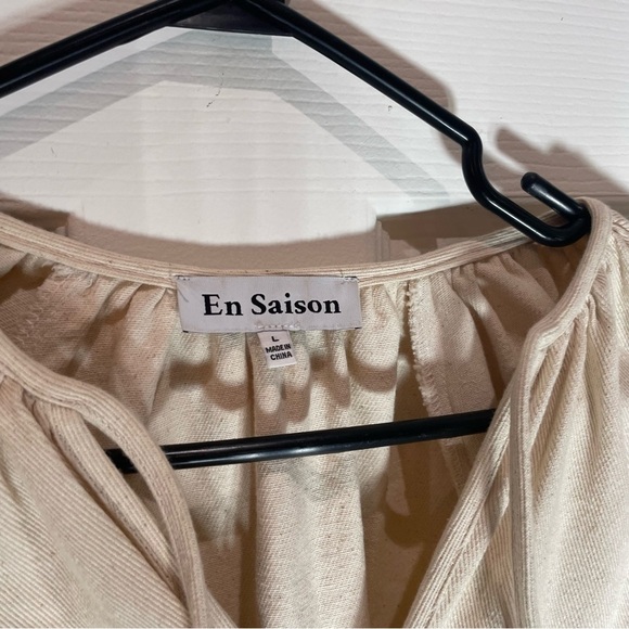 En Saison Cream Casual Kids Dress - Picture 2 of 4